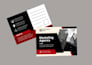 create a modern postcard, flyer and newspaper ad